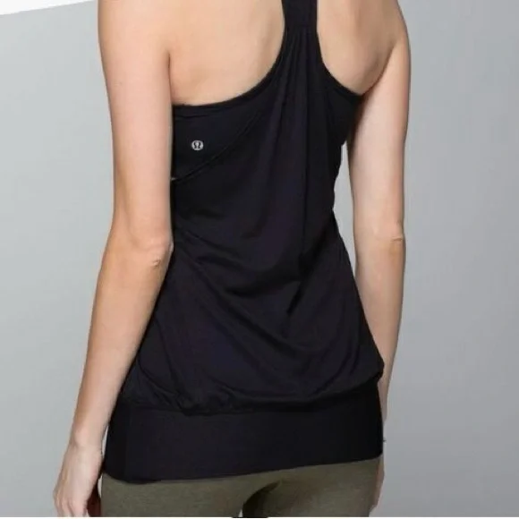 Lululemon No Limit Black Tank Top, Size 4 - Picture 4 of 8